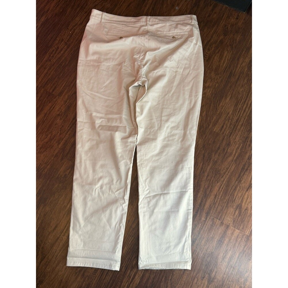 J Jill Women’s Khaki Pants Size 16 Sea Salt NWT - Picture 5 of 6